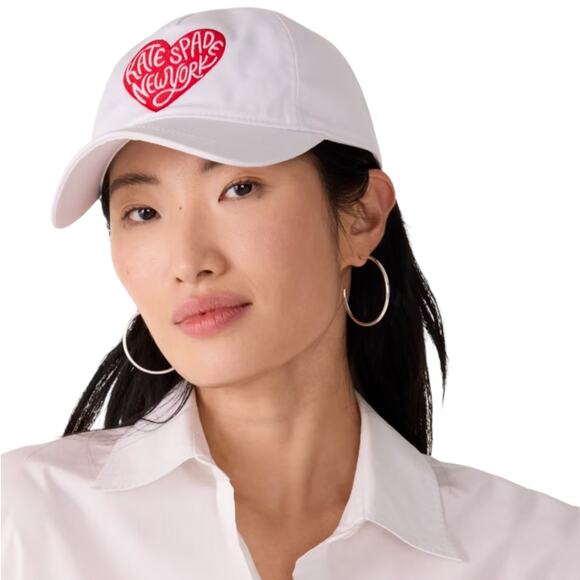 KATE SPADE New York Heart Script Baseball Cap main image 7